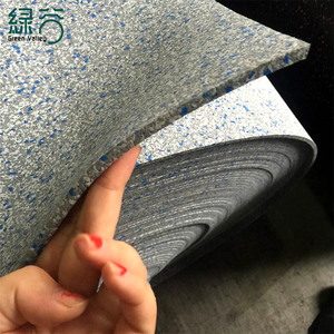 批发黑色橡胶垫卷健身房地板/三元乙丙橡胶地板/健身房地板