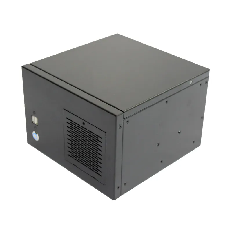 S31 Slim Mini-ITX PC, Thin Client Logam Chassis, Dinding Mount