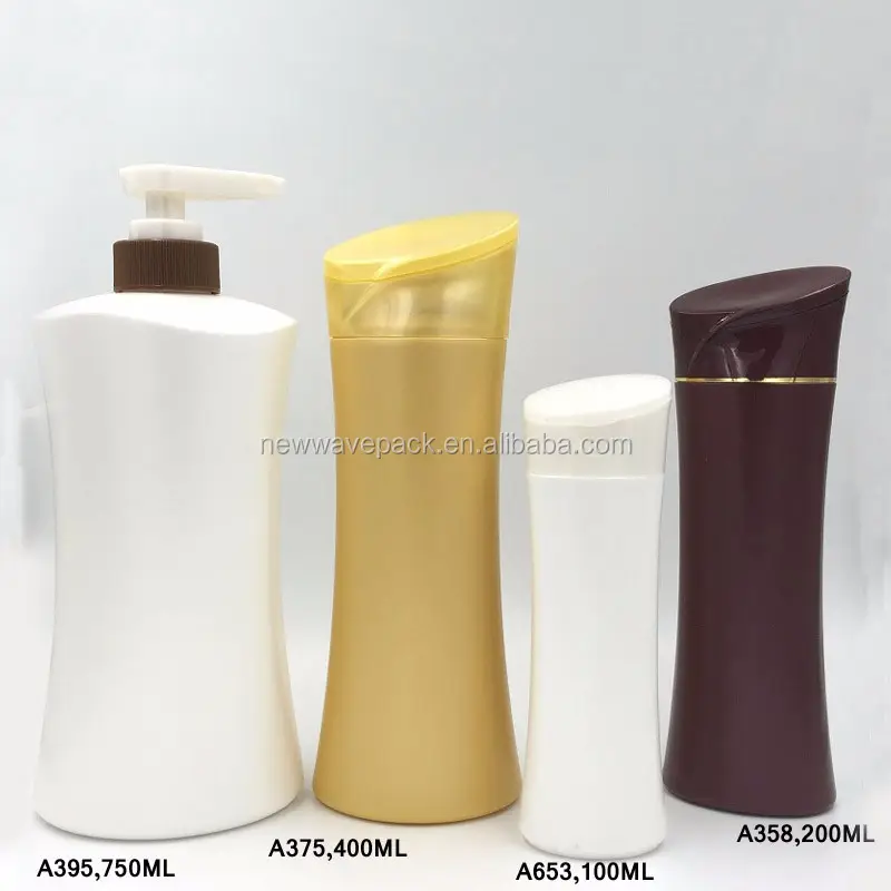 400ml leere nachfüllbare Shampoo flasche aus PET-Kunststoff mit Pumpe