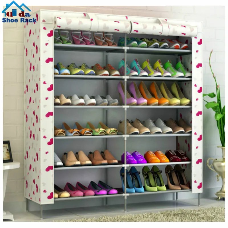 Nuove Scarpe Rack di 2 Set di 5 Piani Ricevere Arca di Scarpe 90 Cm di Alta Uomo e Donna Dormitorio Fondo Letto Letto scarpe Scaffale