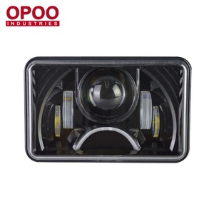 New Auto Parts 12V 24V Demon Eyes 55W 4 × 6 Auto <span class=keywords><strong>Led</strong></span> Headlight