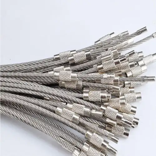 Cable de pesca de acero inoxidable, 316, 1x19, 7x7, iwrc