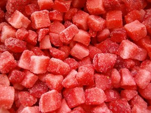 ISO批准所有正常大小的IQF新鲜水果冷冻草莓 - Product Image 5