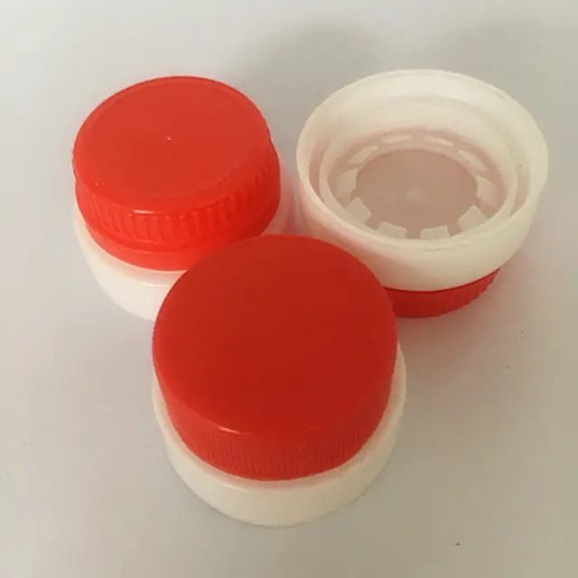 Various sizes PP PE plastic edible oil bottle cap with sealing ring
