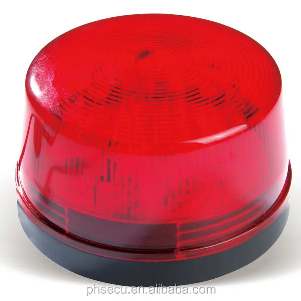 12 V Alarme LED Clignotant Lumière Stroboscopique pour la sécurité à la maison systèmes rouge