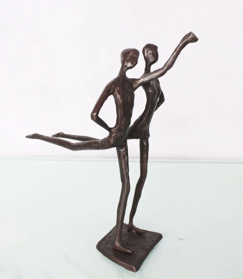 3D металлические танцевальные фигурки для дома