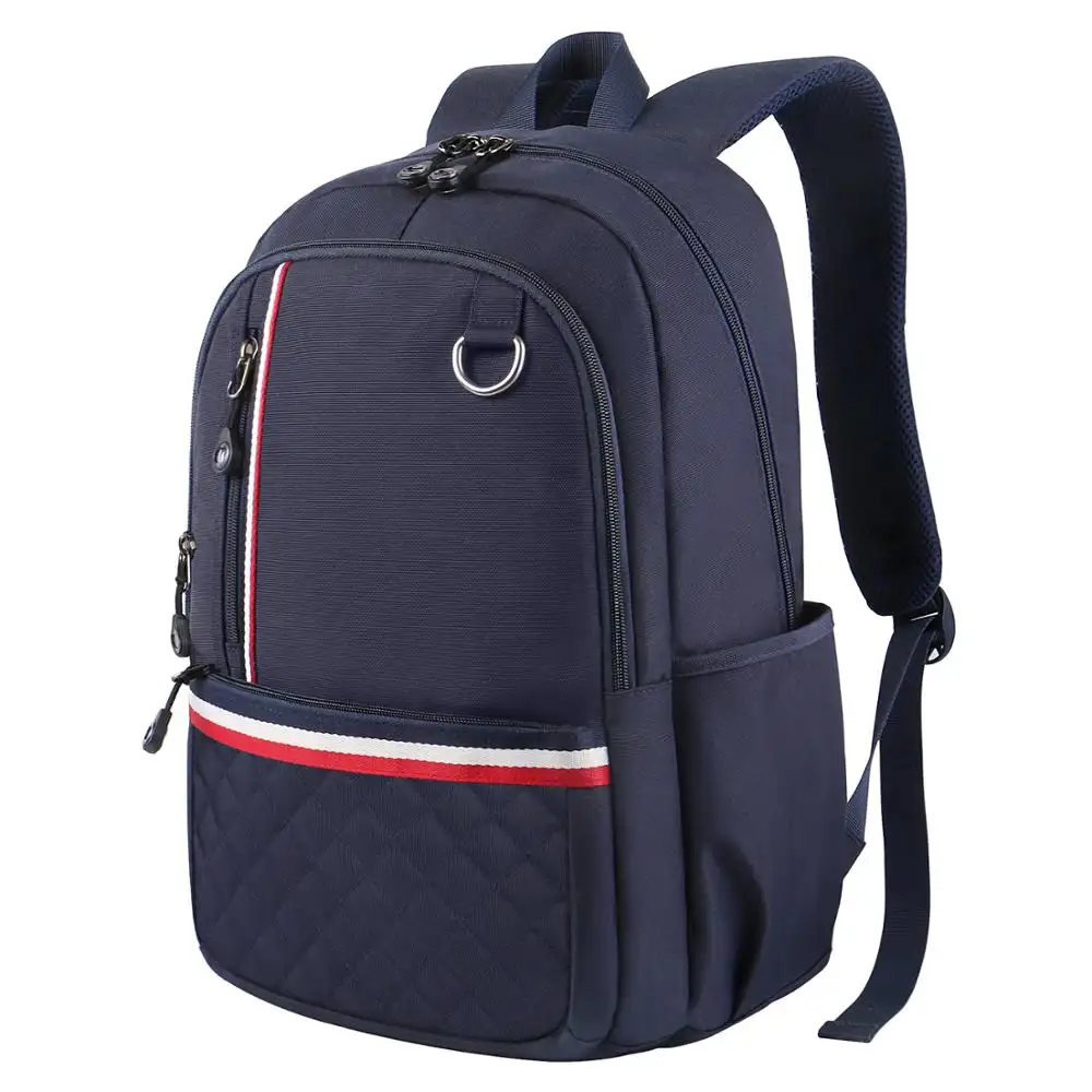 2019 yeni polyester kaliteli ince şık erkek laptop çantası okul sırt çantası genç için