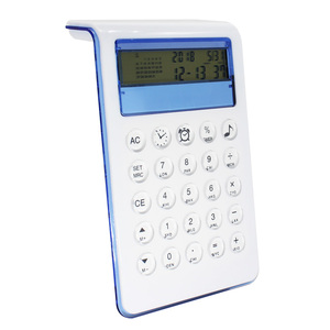 Multifunzione da Ufficio Elettronica Calcolatrice Da Tavolo con il Calendario Orologio - Product Image 1