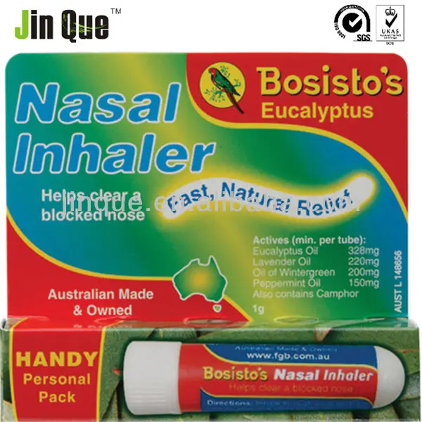 Inhalador de vapor de aceite esencial