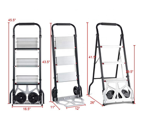 קיבולת 500lbs 500 ק "ג כבד קילוף גינה טרולי cccardcitable שירות נייד חיצוני עגלת הקניות