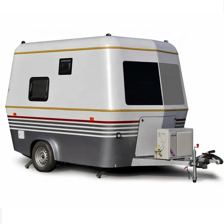 De acero inoxidable remolque camper