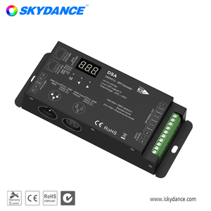 DSA 5-24V DMX512 a SPI Decoder indirizzabile led pixel DMX dimmer digitale led strip controller - Product Image 3