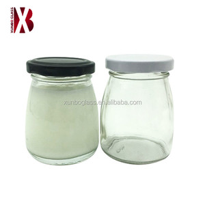 Ucuz fiyat 100 ml yoğurt cam kavanoz metal kapaklı toptan - Product Image 2