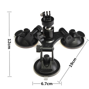 Removable Tri-Angle Suction Cup Mount for Gopros , 9CM Diameter Suction Cup for Go Pro Accessories 5/4/3+/3/2/1 - Product Image 2
