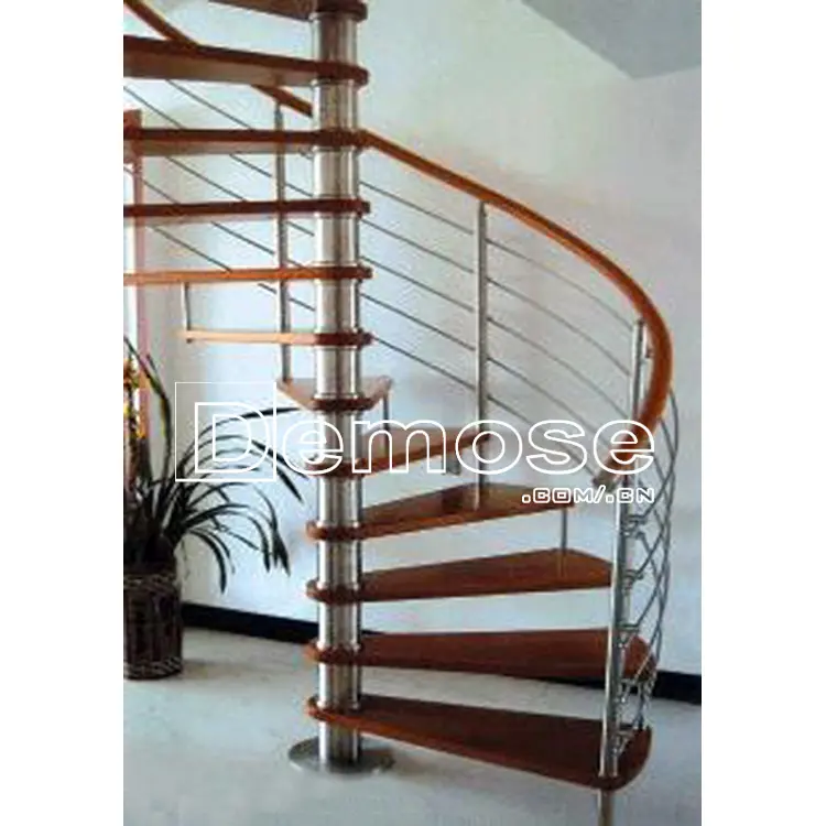 Escaleras exteriores prefabricadas/escaleras en espiral prefabricadas/barandillas para escaleras de madera sodimac