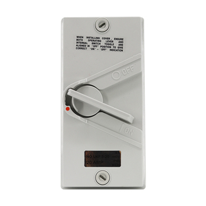 Dış mekan kullanımı için UKF1 16 <span class=keywords><strong>Amp</strong></span> <span class=keywords><strong>Switch</strong></span> İzolatör IP65 su geçirmez ayırma anahtarı