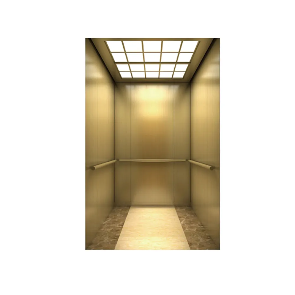 Boa vibração do preço do fabricante elevador residencial da china elevador de passageiros com a sala da máquina