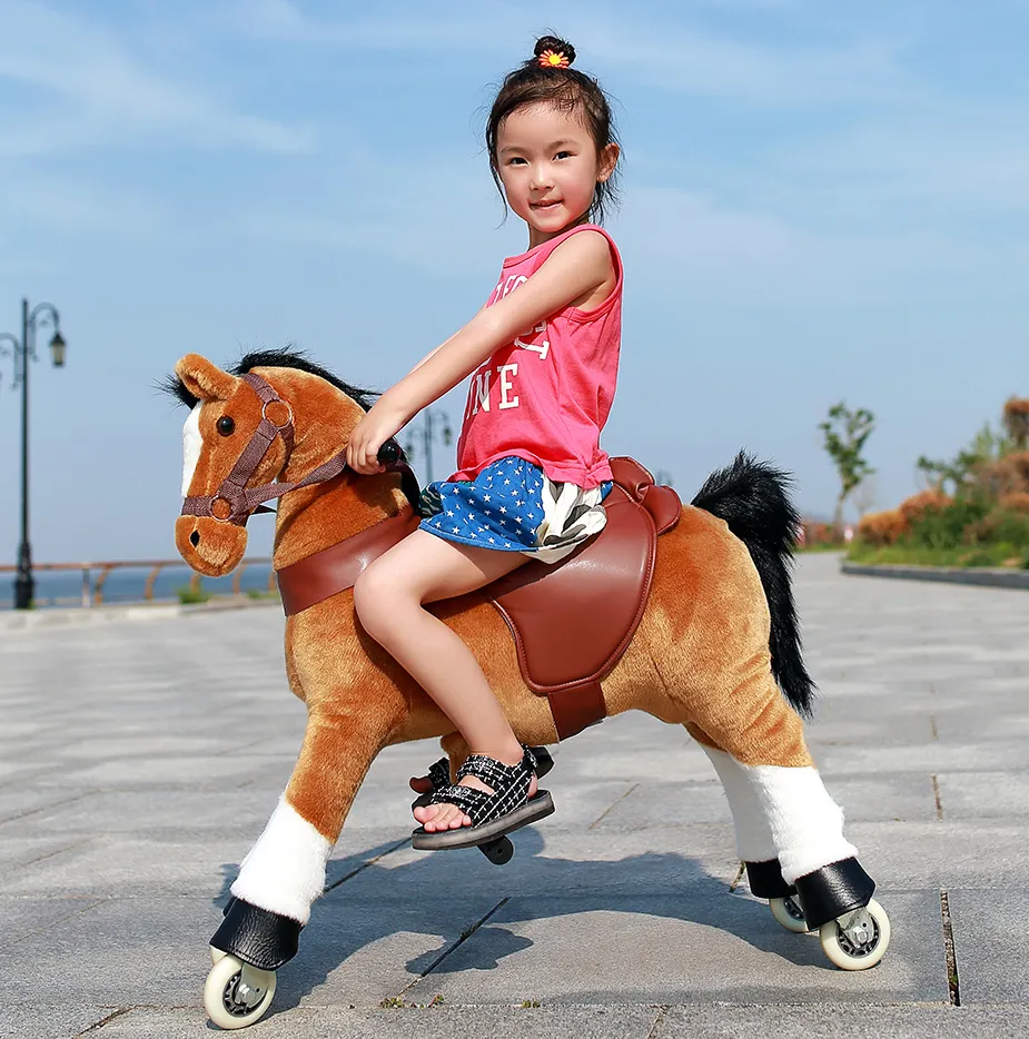A última oferta especial do dia, nova promoção animal passeio brinquedos galloping cavalo brinquedo