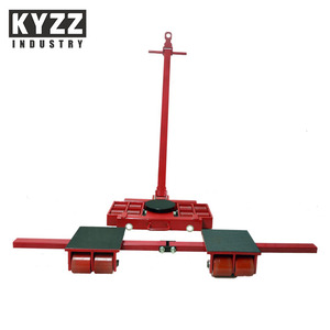 180 360 Degree Small Tank Moving Roller Skates Customized OEM Platform Structure Material Handling Tools Cargo <strong>Trolley</strong> - Product Image 4