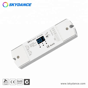 Skydance DS-L DMX512-SPI декодер и РЧ пульт дистанционного управления с 37 видов IC 5-24VDC беспроводной пульт дистанционного управления для RGB Светодиодные полосы пикселей - Product Image 1