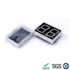 עלי מפעל 0.56 אינץ כחול צבע led גדול 7 מגזר 2 ספרות 7 מגזר led תצוגה עבור שבעה קטע מחוון