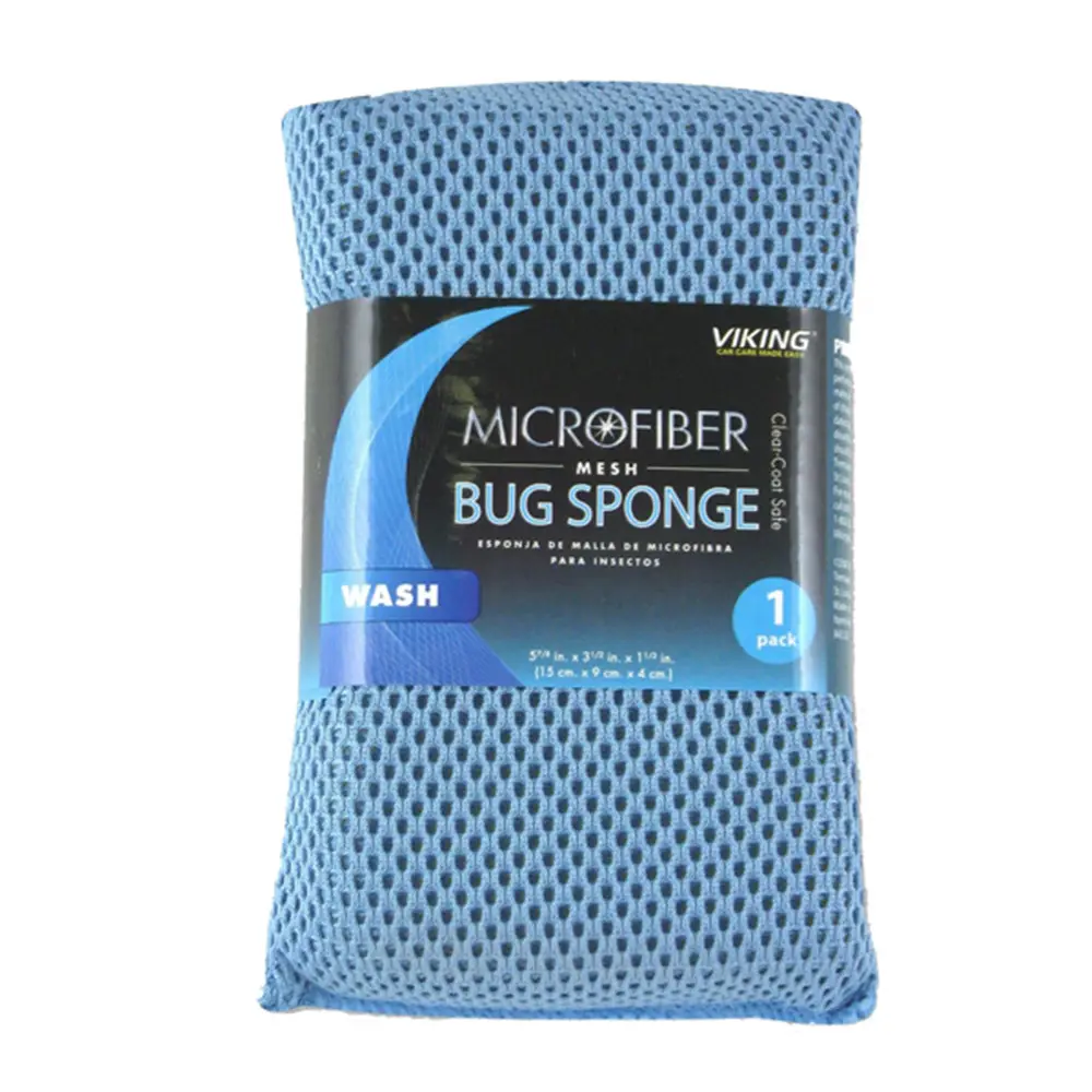 2021 New Style microfiber bug sponge/mesh sponge/car sponge