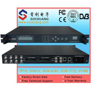 Dvb ipゲートウェイdvb-s2にipカムird (4DVB-S/S2 rfで、4ASI + 4mpts * マルチキャストギガビットアウト)