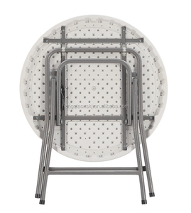 80cm Small Blow <strong>Molded</strong> Portable Plastic Cheap Folding Bali Round <strong>Glass</strong> Dining or Coffee Outdoor Chair and <strong>Table</strong> - Product Image 2