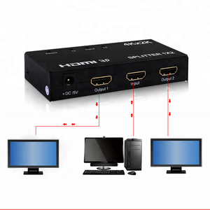 SaiKang Metal Shell <strong>Computer</strong> <strong>TV</strong> Monitor Set Top Box Power Cable 1 <strong>Input</strong> 16 <strong>Output</strong> hdmi Splitter - Product Image 3
