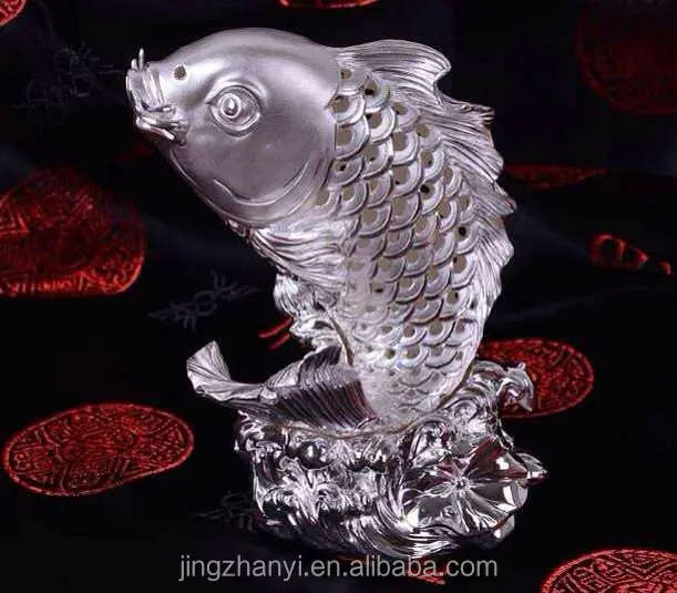 Escultura de plata tallada, diseño Superior, OEM