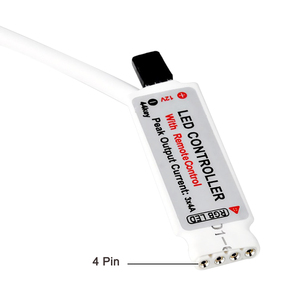24 keys LED-Controller RGB Ir-fernbedienung DC12V Mit Mini empfänger Led-treiber Dimmer Fit für 5050/3528 RGB Led-streifen licht