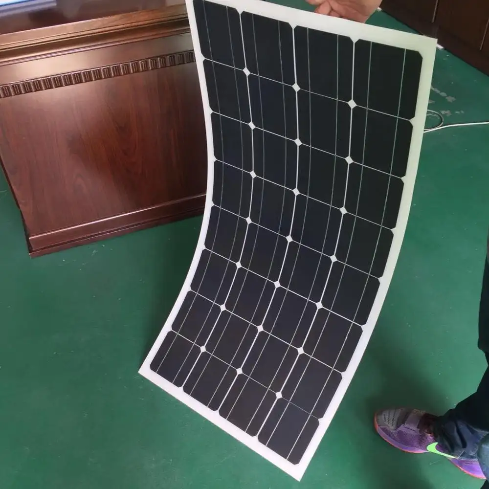ESG 100W सौर मॉड्यूल मोनो सौर सेल लचीला सौर पैनल 100W 150W सौर पैनल सौर समाधान