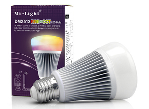FUTD003 8W DMX512 <strong>RGB</strong>+CCT E27 <strong>LED</strong> <strong>Led</strong> Bulb Light Lamp