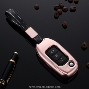 ปลอกโลหะอัลลอยสีเงินสำหรับ Clio Kangoo,ปลอกกุญแจรีโมทแบบ3ปุ่ม Megane - Product Image 3