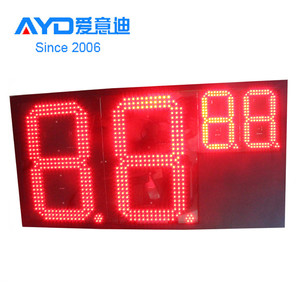 Outdoor 7 Segment LED-Anzeige bildschirm Elektronik LED-Uhr Countdown-Timer Zähler bildschirm für Anzeigetafel - Product Image 6
