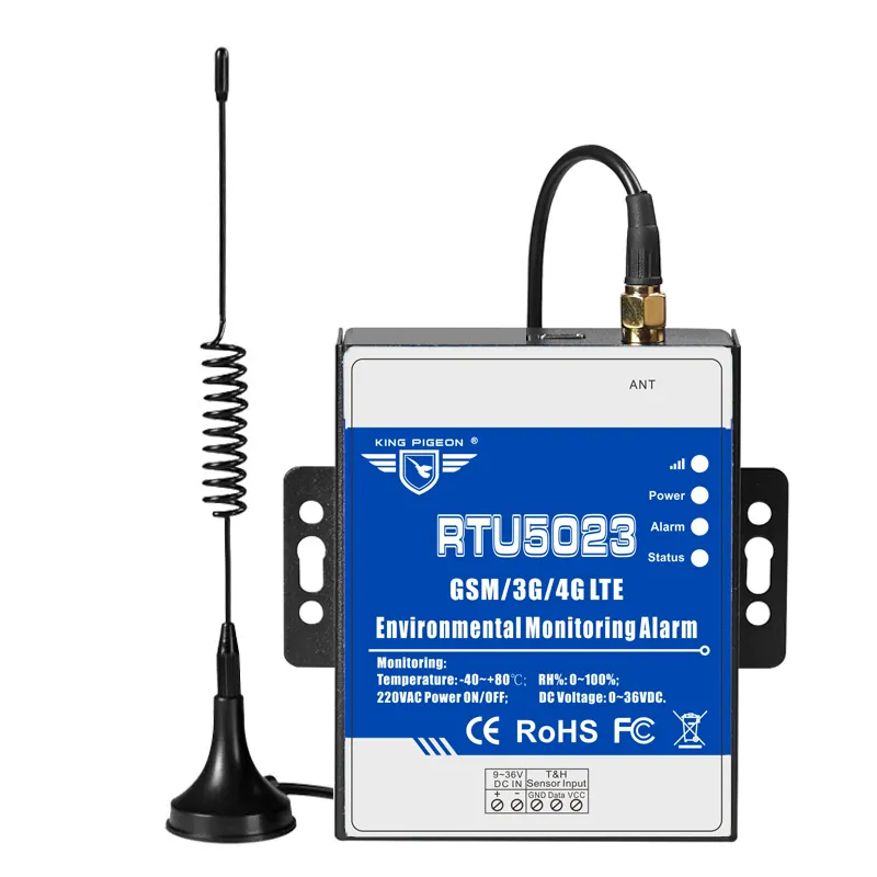 Alarma de monitoreo ambiental remoto, RTU5023, SMS, GSM, 3G, 4G, LTE, entrada Modbus IOT