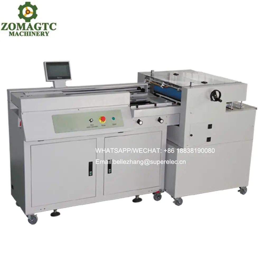 High Speed Automatic Binding Machine, Hard Cover Book Glue Binding Machine