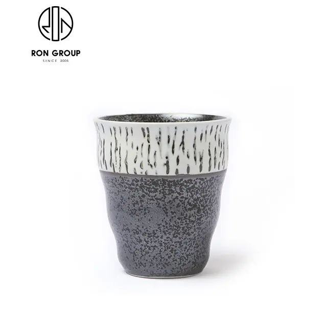 China Lieferant Großhandel 120ml Feines Porzellan Japanische koreanische Art hand bemalte Steinzeug Kaffee Keramik Tee tasse ohne Griff