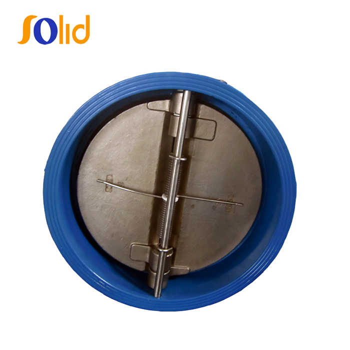 Ductile Iron Wafer Type Double Disc Butterfly Check Valve