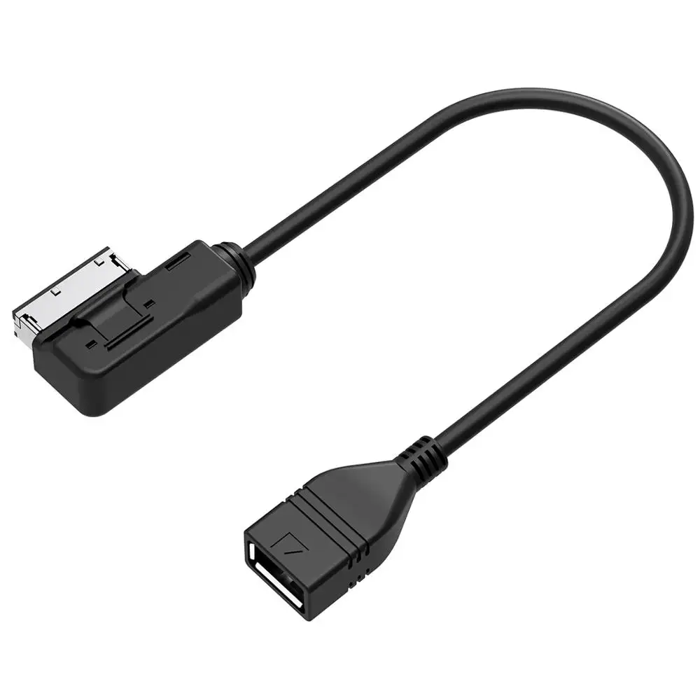 Cabo usb para audi vw, interface de música mdi mmi ami, adaptador de carregamento de sincronização de dados