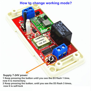 1CH 7 v 9 v 12 v 24 v DC Interruttore WiFi Relè Modulo di Controllo per Telefono Domotica Su Android e IOS per la Luce Porta Del Garage di casa intelligente - Product Image 5