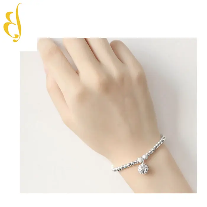 Trang Sức Tình Nhân Chuông Bạc 925 Vòng Tay Hạt Bạc Sterling 925