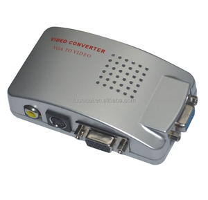 PC VGA a TV Video AV Convertidor de señal con pantalla a color Caja de interruptor de video para uso de audio - Product Image 1