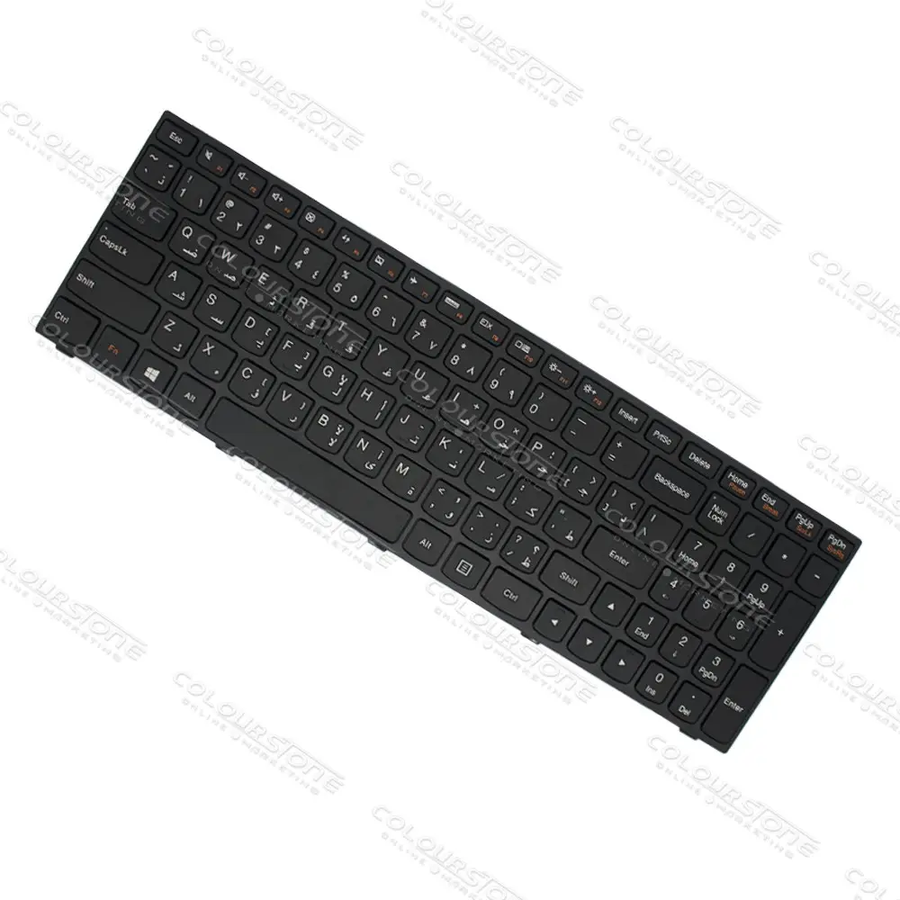 Clavier d'ordinateur portable en arabe, avec châssis, pour Lenovo G50-30, G50-45, G50-70, G50-70m, 25214739, MP-13Q13A0-686