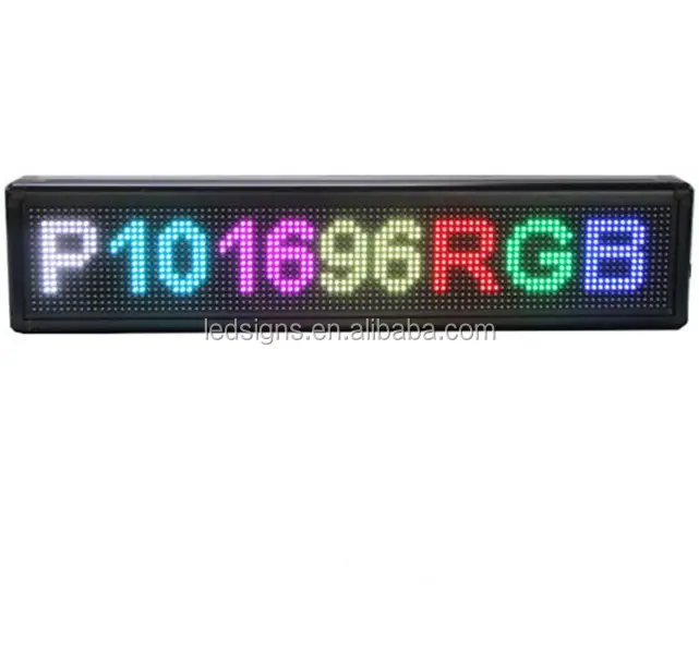 ضوء ليد قابل للبرمجة من Hidly للأماكن المغلقة P10 RGB, لون كامل ، SMD ، LED ، لوحة رسائل متحركة ، حل مثالي للإعلان في المتجر