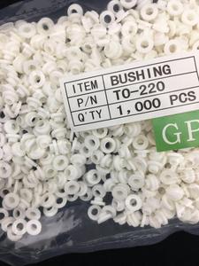 绝缘平板塑料衬套至-220绝缘尼龙平板晶体管垫绝缘颗粒