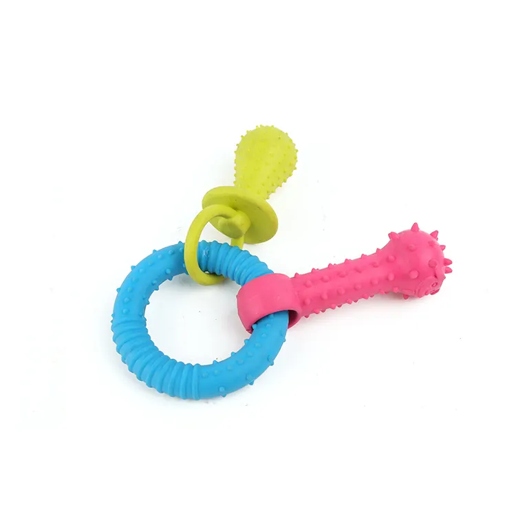 Hundes pielzeug Haustier TPR Gummi Mini Schnuller Hund Kau spielzeug Zahn reinigungs spielzeug Für kleine große Hunde Tierhandlung liefert Haustier produkt