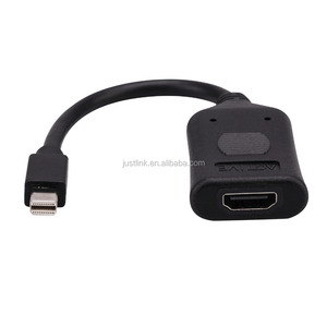 4K <strong>Mini</strong> DP <strong>DisplayPort</strong> Male to <strong>HDMI</strong> Female DP to DVI Active Adapter Support ATI Eyefinity Technology 4K*2K Multi Monitors <strong>Output</strong>