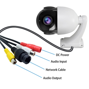 JideTech全高清5MP 20X光学变焦POE PTZ IP摄像机360度广角速度圆顶夜视室内IP66 - Product Image 5