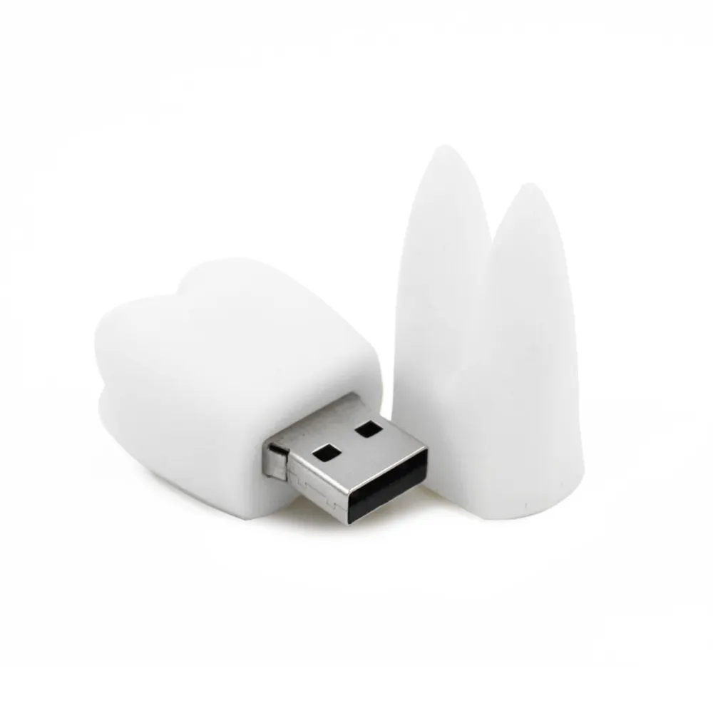 Personnalisé en forme de dent Pen Drive dentiste médecin clé USB pour cadeau de dentiste